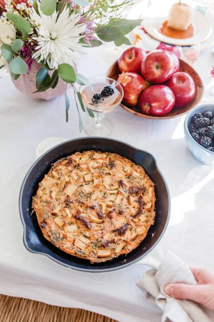 Wsmag Net Blog Recipe For Apple Tomato And Goat Cheese Frittata At