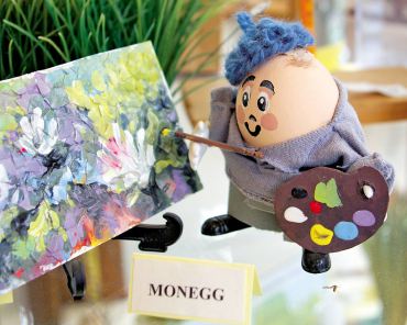 "Monegg" from the Easter Egg Hall of Fame will put a smile on your face.