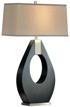 Table lamps can double as task lighting and decor.