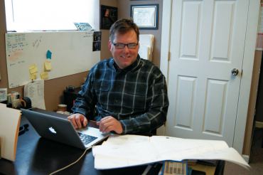 Wayne Keffer in his office