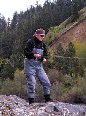 Fly Fishing With the Reel Girls (Photo courtesy Robbi Krumm)