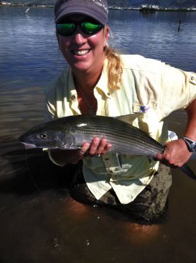 Fly Fishing With the Reel Girls (Photo courtesy Ed Tamai)