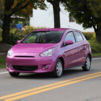 The Mitsubishi Mirage ES is a sub-compact sedan that makes a great city commuter vehicle.