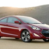 2014 was the last year for the stylish Hyundai Elantra coupe.