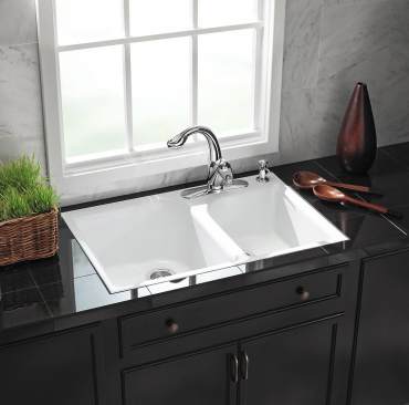 Kohler cast iron tile-in kitchen sink