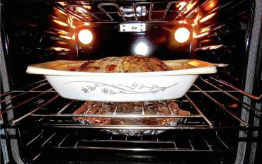 Wild Game Meatloaf in Vintage Casserole Dish