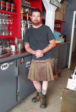 Slippery Pig Brewery - Owner and head brewmaster Dave Lambert