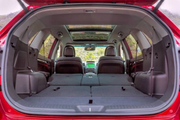 A wide rear hatch opening and a large cargo area are big pluses.