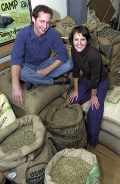 Grounds for Change roasting company owners Kelsey and Stacy Marshall believe in the "triple bottom line" — environmental, social and economic.