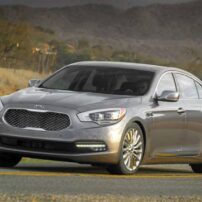 The 2015 Kia K900 is a high performance luxury sedan with 420 horsepower.