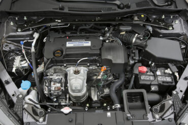 The 2.4-liter I-4 puts out 189 horsepower and 182 lb-ft of torque.