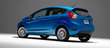 The Ford Fiesta is available as a 5-door hatchback or a 4-door sedan.