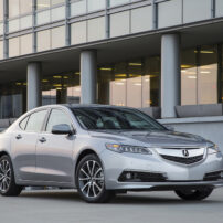 The Acura TLX is all new for 2015. It replaces the TL and TSX. This is the top version with a V-6 and all-wheel-drive.