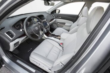 The TLX interior is luxurious with more than ample front seat room. The back seat is snug.