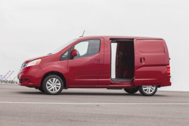 The 2015 Nissan NV200 has dual sliding doors for easy cargo access.