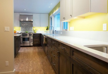 Burl cork floor — Design by A Kitchen That Works LLC