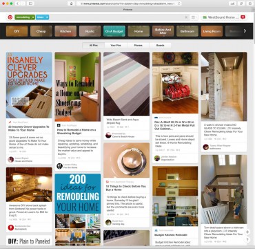 Pinterest Remodeling Ideas