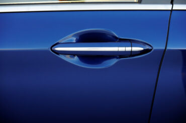 Attention to detail is everywhere on the Genesis as witnessed by this beautiful recessed door handle.