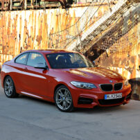 The 2015 BMW M235I coupe is aggressively styled to match its powerful performance.