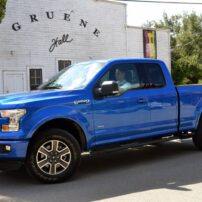 The handsome 2015 Ford F-150 Supercab is an excellent size compromise between passenger and cargo space.