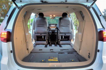 Cargo space is cavernous when the seats are folded down.