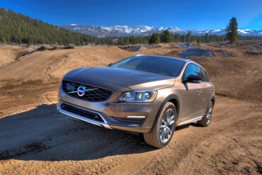 Paved roads are where most Volvos spend their time, but the V60 Cross Country is very proficient on dirt trails.