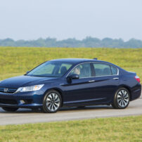 2015 Honda Accord Hybrid Touring is handsome on the outside and spacious and comfortable inside.