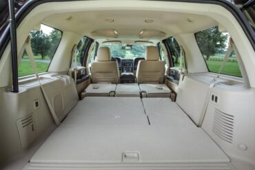 Power folding third row seats provide a great deal of cargo capacity and a flat floor.