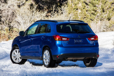 2015 Outlander Sport GT 2.4L is very capable in snowy and muddy conditions.