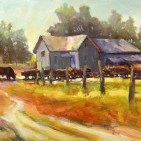 "Cattle Scene" by Donna Trent, one of the artists featured at this year's tour.