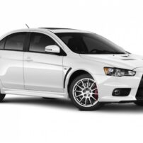 The Mitsubishi Lancer Evolution is a thinly disguised rally car for the street.