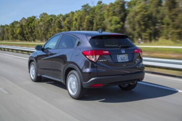 The Honda HR-V has very nice highway manners, but it's also agile off paved roads.