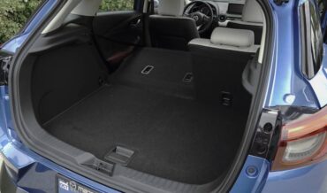 Cargo space is good with the split rear seats folded.