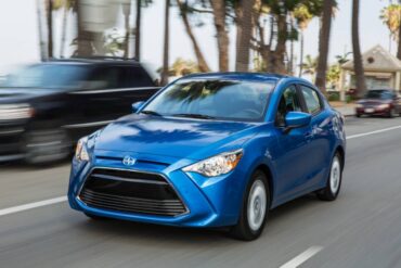 The 2016 Scion iA sedan is a great city car due to its compact size and easy maneuverability. 