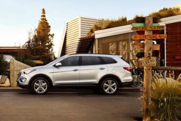 The Hyundai Santa Fe is a handsome SUV that's very capable on and off the highway.