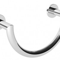 Kubic towel ring in chrome by Ginger