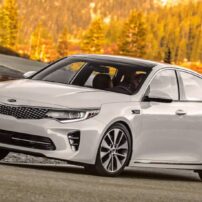 The all-new Kia Optima SX Turbo is a roomy, responsive road car that looks great and goes great on curvy roads.