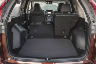 Split folding rear seats increase cargo capacity and flexibility.