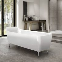 Encore Aria freestanding bathtub by Fleurco