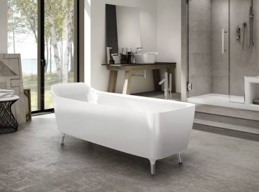 Encore Aria freestanding bathtub by Fleurco