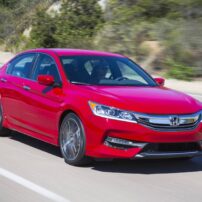 The 2016 Honda Accord Sport is a handsome mid-size sedan with excellent highway manners and ride quality.