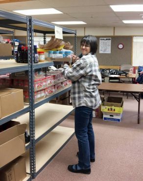 DeeAnne Johnsrude, volunteer and board member of Kitsap Food Backpacks 4 Kids