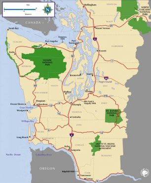 Western Washington Map