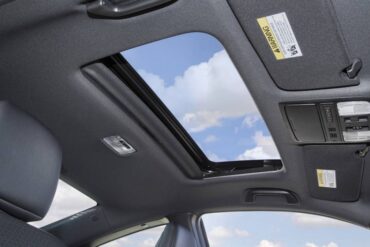 The power moonroof is a nice standard feature.