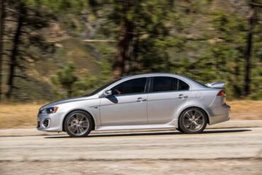 The 2016 Mitsubishi Lancer is an agile, handsome compact sedan that can be equipped with AWD.