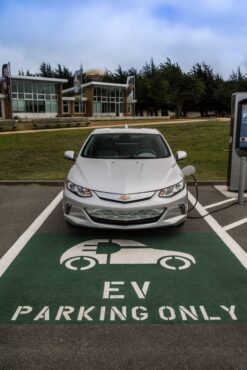 There can be special parking benefits to driving an electric vehicle.