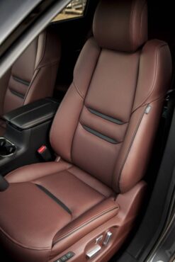 The comfortable, supportive seats feature Nappy leather in the top-of-the-line Signature Edition.