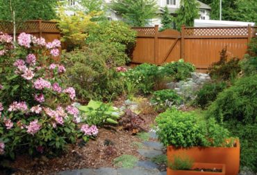 Using correct soil mixes and mulches is critical to a thriving, functional rain garden. (Photo by Zsofia Pasztor)