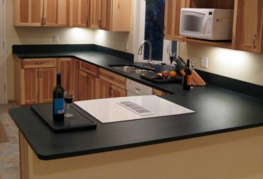 PaperStone kitchen counter in Evergreen (Photo courtesy Panel Tech)