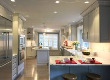 Optimized Space — Larger kitchen designed for entertaining and efficiency